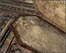 Wreszcie podejdź do ostatnich trzech trumien (po lewej; najbliżej wejścia) - D3 - Tajemnice rodzinne (3) | Opis przejścia Darkness Within 2 The Dark Lineage - Darkness Within 2: The Dark Lineage - poradnik do gry