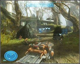 Po ich wyeliminowaniu wsiadamy do pojazdu i kierujemy się do wskazanego punktu, na pobliskim wzniesieniu - Etap II- Winter Contingency (2) | Opis przejścia Halo Reach - Halo: Reach - poradnik do gry