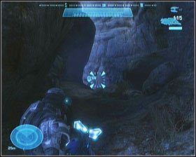 Dalsza drogę kontynuujemy przechodząc skalnym przesmykiem na południowy-wschód - Etap IV- Nightfall (1) | Opis przejścia Halo Reach - Halo: Reach - poradnik do gry