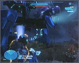 Po wyeliminowaniu wszystkich napastników (bez konieczności zapuszczania się w pobliskie budynki), dostaniesz rozkaz ochraniania wieżyczki - Etap IV- Nightfall (2) | Opis przejścia Halo Reach - Halo: Reach - poradnik do gry