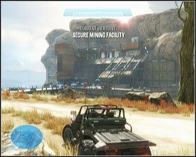 Dalsza droga prowadzi przez betonowy most i kanion - Etap V- On the Tip of the Spear (1) | Opis przejścia Halo Reach - Halo: Reach - poradnik do gry