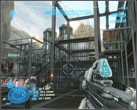 Przejdź nią na drugą stronę budynku - Etap V- On the Tip of the Spear (1) | Opis przejścia Halo Reach - Halo: Reach - poradnik do gry