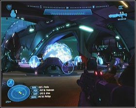 Kolejny pusty korytarz doprowadzi nas na mostek - Etap VI- Long Night of Solace (2) | Opis przejścia Halo Reach - Halo: Reach - poradnik do gry