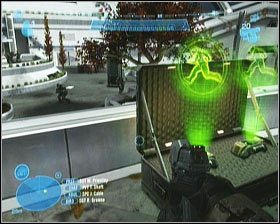 W ten oto sposób dotrzesz do miejsca, gdzie będziesz mógł zamienić osłonę na sprint, a co biorąc pod uwagę nadchodzące starcia, będzie bardzo dobrym posunięciem - Etap VII- Exodus (1) | Opis przejścia Halo Reach - Halo: Reach - poradnik do gry