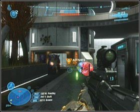 Natkniesz się tam na pierwszych Gruntów - Etap VII- Exodus (1) | Opis przejścia Halo Reach - Halo: Reach - poradnik do gry