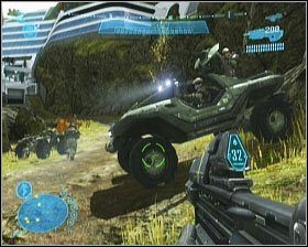Dopiero podczas lądowania wyeliminuj wszystkich napastników zbliżających się w Twoim kierunku - Etap VII- Exodus (3) | Opis przejścia Halo Reach - Halo: Reach - poradnik do gry