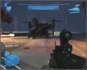 W trakcie pokonywania schodów nie musimy się już obawiać ataków - Etap VIII- New Alexandria (1) | Opis przejścia Halo Reach - Halo: Reach - poradnik do gry