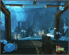 Miejsce, którego musimy pilnować, również zostanie oznaczone - Etap IX- The Package (2) | Opis przejścia Halo Reach - Halo: Reach - poradnik do gry
