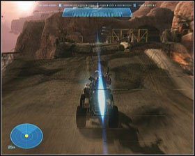 Po drodze miniesz tunel, a tuż za nim trafisz na zniszczony most - Etap X- The Pillar of Autumn (1) | Opis przejścia Halo Reach - Halo: Reach - poradnik do gry