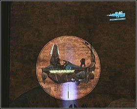 Bazę pokonujemy przechodząc pomieszczeniami po lewej stronie - Etap X- The Pillar of Autumn (1) | Opis przejścia Halo Reach - Halo: Reach - poradnik do gry