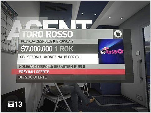 UWAGA - Kontrakty | Kariera w F1 2010 - F1 2010 - poradnik do gry