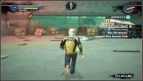 Żeby odnaleźć reporterkę ruszamy do Palisades Mall, gdzie obok sklepu Baggedl znajdziemy schody prowadzące pod ziemię [1] - Case 6 - Zadania główne - Dead Rising 2 - PC - poradnik do gry