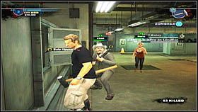 Nie jest to trudne zadanie, ale cały czas musimy uważać, żeby nie uderzyć przez przypadek Chada, bo gdy straci zbyt dużo zdrowia, misja zostanie anulowana - Case 1 (1) - Zadania poboczne - Dead Rising 2 - PC - poradnik do gry