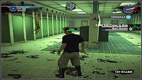 Przebieg walki jest dość standardowy, ale bardzo ważne jest, żeby cały czas stać blisko wyjścia [1] - Case 1 (2) - Zadania poboczne - Dead Rising 2 - PC - poradnik do gry