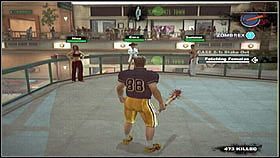 Naszym zadaniem jest odprowadzenie do schronu trzech kąpiących się w basenie modelek [2], które niestety za możliwość ich uratowania żądają 10,000 dolarów - Case 4 (1) - Zadania poboczne - Dead Rising 2 - PC - poradnik do gry