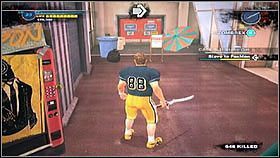 Ostatni cowboy zaczaił się na dachu Paradise Platinum Screens (M5, 3), w Platinum Strip - Case 4 (2) - Zadania poboczne - Dead Rising 2 - PC - poradnik do gry