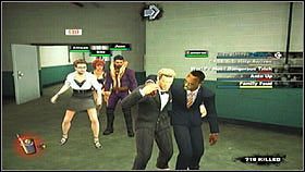 Po trzech seriach, zabijamy otaczające szaloną kobietę zombie i zabieramy ją do schronu, razem z trójką byłych więźniów [1] - Case 5 - Zadania poboczne - Dead Rising 2 - PC - poradnik do gry