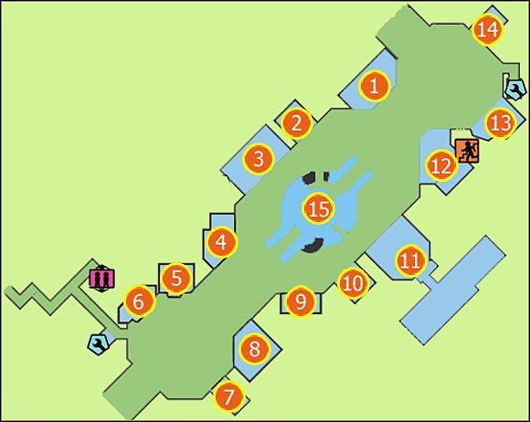 1) Wallingtons - sklep odzieżowy - M10 Palisades Mall - 1 piętro - Mapy - Dead Rising 2 - PC - poradnik do gry