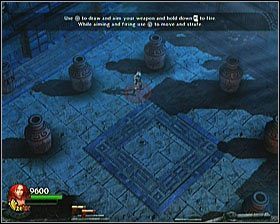 Po pokonaniu odcinka schodów trafisz do miejsca, gdzie znajdziesz kilka urn - Poradnik do gry - [Opis przejścia] Temple of Light - cz. 1 - Lara Croft and the Guardian of Light - poradnik do gry