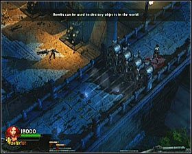 Idąc w kierunku kolejnego pomieszczenia, natkniesz się na zaporę ze strzelających pułapek - Poradnik do gry - [Opis przejścia] Temple of Light - cz. 1 - Lara Croft and the Guardian of Light - poradnik do gry