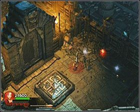 W kolejny pomieszczeniu znajdziesz przełącznik - stań na nim, aby odblokować dalszą drogę - Poradnik do gry - [Opis przejścia] Temple of Light - cz. 1 - Lara Croft and the Guardian of Light - poradnik do gry