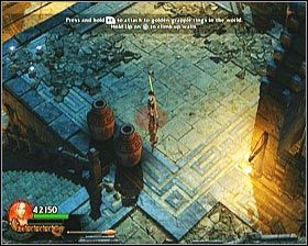 Znajdziesz tam dwie kolejne urny do zniszczenia - Poradnik do gry - [Opis przejścia] Temple of Light - cz. 1 - Lara Croft and the Guardian of Light - poradnik do gry