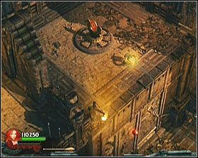 Następnie skocz w kierunku ściany przeciwległej do wejścia i wystrzel linę - [Opis przejścia] Temple of Light - cz. 2 | Lara Croft and the Guardian of Light - Lara Croft and the Guardian of Light - poradnik do gry