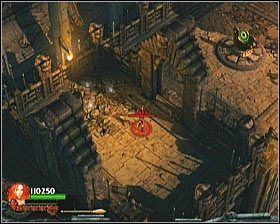 Teraz strzel w nowy mechanizm otwierający przejście i skorzystaj z otwartych drzwi - [Opis przejścia] Temple of Light - cz. 2 | Lara Croft and the Guardian of Light - Lara Croft and the Guardian of Light - poradnik do gry