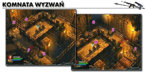 W pierwszej kolejności strzelamy w przełącznik [1] i transportujemy kulę [3] przez otwartą kratę [2] na zapadnię [4] - [Opis przejścia] Temple of Light - cz. 3 | Lara Croft and the Guardian of Light - Lara Croft and the Guardian of Light - poradnik do gry