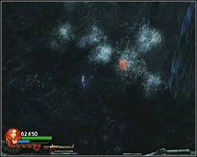 U góry rzeki znajduje się sporych rozmiarów wodospad, a w nim ukryta Czaszka [#6] - [Opis przejścia] Temple Grounds - cz. 2 | Lara Croft and the Guardian of Light - Lara Croft and the Guardian of Light - poradnik do gry