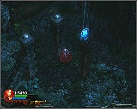 Po prawej stronie brzegu, obok miejsca gdzie znajdują się wspomniane wyżej bloki na rzece, natkniesz się na filary - [Opis przejścia] Temple Grounds - cz. 2 | Lara Croft and the Guardian of Light - Lara Croft and the Guardian of Light - poradnik do gry