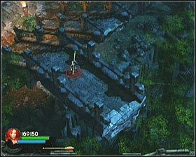 Ostatni odcinek nie ulegnie zawaleniu, więc nie będziesz musiał szybko z niego uciekać - [Opis przejścia] Temple Grounds - cz. 2 | Lara Croft and the Guardian of Light - Lara Croft and the Guardian of Light - poradnik do gry