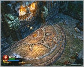 Teraz możemy skierować się w kierunku kamiennych schodów, które przed momentem zignorowaliśmy (tych naprzeciw zniszczonego mostu) - [Opis przejścia] Temple Grounds - cz. 3 | Lara Croft and the Guardian of Light - Lara Croft and the Guardian of Light - poradnik do gry