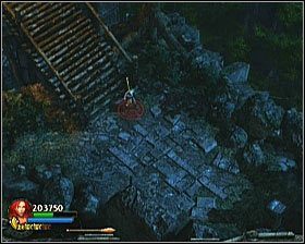 Po dotarciu na ziemię zaatakuje Cię kilku oponentów, lecz nie będzie ich sporo - [Opis przejścia] Temple Grounds - cz. 3 | Lara Croft and the Guardian of Light - Lara Croft and the Guardian of Light - poradnik do gry