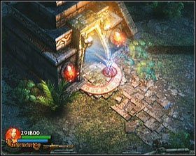 Kierując się w dół ekranu natkniemy się na ostatnią w tym etapie komnatę wyzwań - [Opis przejścia] Temple Grounds - cz. 4 | Lara Croft and the Guardian of Light - Lara Croft and the Guardian of Light - poradnik do gry