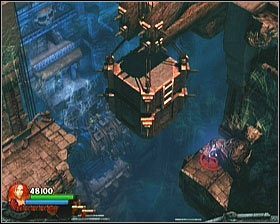 Nieco dalej natrafiamy na pierwszy mechanizm wysuwający most - [Opis przejścia] Spider Tomb - cz. 1 | Lara Croft and the Guardian of Light - Lara Croft and the Guardian of Light - poradnik do gry