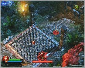 Trzecia i ostatni pułapka znajduje się po prawej stronie - [Opis przejścia] The Summoning | Lara Croft and the Guardian of Light - Lara Croft and the Guardian of Light - poradnik do gry