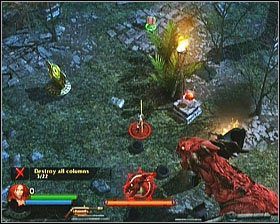 Czaszka [#4] znajduje się nieco wyżej, ukryta w filarze na prawo od przełącznika drugiej pułapki - [Opis przejścia] The Summoning | Lara Croft and the Guardian of Light - Lara Croft and the Guardian of Light - poradnik do gry