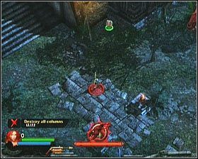 Czaszka [#5] znajduje się tak samo jak poprzednia w filarze, naprzeciw wejścia do świątyni u góry areny - [Opis przejścia] The Summoning | Lara Croft and the Guardian of Light - Lara Croft and the Guardian of Light - poradnik do gry