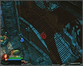 Nie tracąc czasu udajemy się po pierwszą kulę, schodami po prawej stronie - [Opis przejścia] Forgotten Gate - cz. 1 | Lara Croft and the Guardian of Light - Lara Croft and the Guardian of Light - poradnik do gry