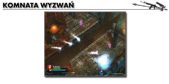 Zadanie w środku jest niezwykle proste, wystarczy bowiem przetrwać atak kilku strzelających przeciwników - [Opis przejścia] Forgotten Gate - cz. 3 | Lara Croft and the Guardian of Light - Lara Croft and the Guardian of Light - poradnik do gry