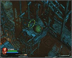Obydwie kulę toczymy na zewnątrz, gdzie po lewej stronie znajdować się będzie specjalny otwór - [Opis przejścia] Forgotten Gate - cz. 3 | Lara Croft and the Guardian of Light - Lara Croft and the Guardian of Light - poradnik do gry