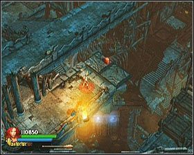 W pierwszej kolejności idziemy prosto, a następnie do góry, po kolejną Czaszkę [#4] - [Opis przejścia] Forgotten Gate - cz. 3 | Lara Croft and the Guardian of Light - Lara Croft and the Guardian of Light - poradnik do gry