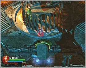 Teraz skieruj się do ruchomej klatki i strąć na dół ostatnie już kule - [Opis przejścia] Forgotten Gate - cz. 4 | Lara Croft and the Guardian of Light - Lara Croft and the Guardian of Light - poradnik do gry