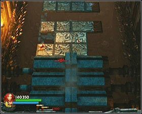 Następnie wbiegamy na zapadające się platformy, na których początku, po lewej stronie, znajdujemy Czaszkę [#7] - [Opis przejścia] Forgotten Gate - cz. 4 | Lara Croft and the Guardian of Light - Lara Croft and the Guardian of Light - poradnik do gry