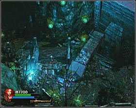 Będąc na powierzchni przechodzimy przez świeżo otwartą bramę i udajemy się przed siebie w kierunku kamiennych schodów - [Opis przejścia] Toxic Swamp - cz. 3 | Lara Croft and the Guardian of Light - Lara Croft and the Guardian of Light - poradnik do gry