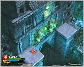 Następnie kierujemy się w górną, prawą stronę ekranu, aby dotrzeć do miejsca, gdzie konieczne będzie użycie liny - [Opis przejścia] Toxic Swamp - cz. 3 | Lara Croft and the Guardian of Light - Lara Croft and the Guardian of Light - poradnik do gry