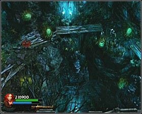 Następnie kontynuuj wycieczkę idąc w prawą stronę po drewnianych kładkach - [Opis przejścia] Toxic Swamp - cz. 3 | Lara Croft and the Guardian of Light - Lara Croft and the Guardian of Light - poradnik do gry