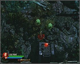 Teraz możesz zejść pierwszym fragmentem schodów i odbić w dół ekranu (nie kontynuować drogi w prawą stronę) - [Opis przejścia] Toxic Swamp - cz. 3 | Lara Croft and the Guardian of Light - Lara Croft and the Guardian of Light - poradnik do gry