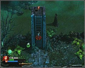 Idąc do samego końca (wcześniej ignorując drewnianą kładkę), dotrzemy do filaru z ostatnią Czaszką [#10] - [Opis przejścia] Toxic Swamp - cz. 4 | Lara Croft and the Guardian of Light - Lara Croft and the Guardian of Light - poradnik do gry